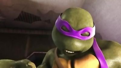 TMNT Best Friends experiment, Big Cock, Fetish, Gay