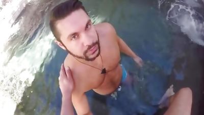 MenPOV Hot tub fuck with hunks Seth Santoro and Tyler Roberts, Anal, Big Cock, Blowjob, Men POV, Seth Santoro, Tyler Roberts