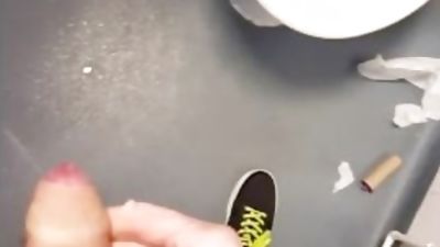 Got caught shooting a huge load at university, Masturbating, Outdoor, Solo