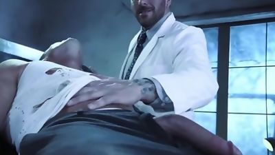 Daddy Doctor & His Big Dick Monster Fuck Nerdy Assistant, Big Cock, Masturbating, Gay, Hugh Hunter