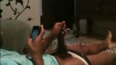 Young black wank buddy let me film him edging, Big Cock, Black, Fetish, Young