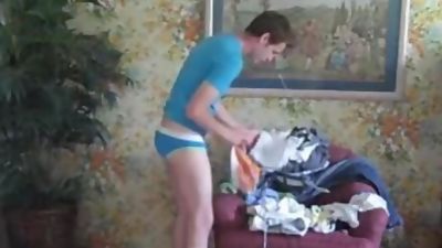 Tricked Underwear Model, Big Cock, Lingerie, Pornstar