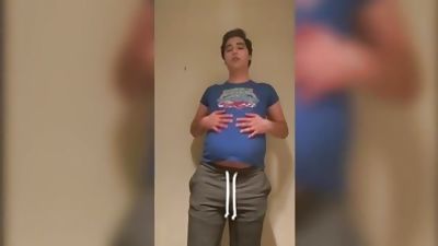 Fat Strawberry at 180lbs, Solo, Gay, Fat