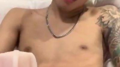 Handsome Chinese guy handjob 1, Asian, Handjob, Gay