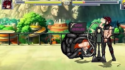 Mugen yaoi DDC vs Naruto, Blowjob, Fetish, Gay