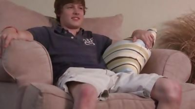 Young euro lad covers himself with jizz, Closeup, Solo, Gay, Bulldog Pit