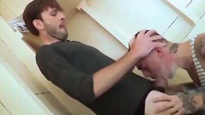 Ruthless Top Slaps Snotty Nosed Bottom. NO MERCY FACE FUCK !!, Amateur, Blowjob, Gay