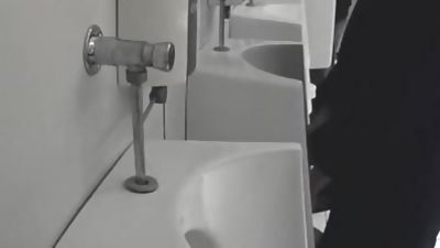 Daddies Cruising the Restroom, Amateur, Glasses, Masturbating