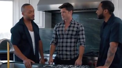 NoirMale 2 HUNG Plumbers Double-Anal Devin's Ass to Unclog His Pipes ;-), Big Cock, Interracial, Pornstar, Devin Franco