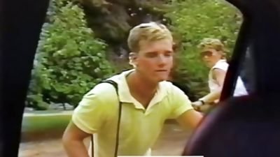 Kyle Carrington & Scott Avery Fuck In & On a Car - TOUGH COMPETITION (1984), Big Cock, Blowjob, Vintage