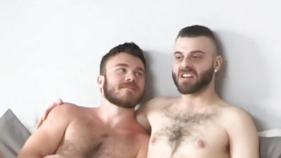 William rolls Finn over on the bed & buries his face in Finn's ass, Amateur, Ass, Blowjob, Bad Puppy