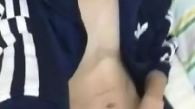 korean student handjob, Asian, Hairy, Handjob