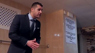 Pair of businessmen fuck inside of a hot pool together, Anal, Big Cock, Blowjob, Men At Play