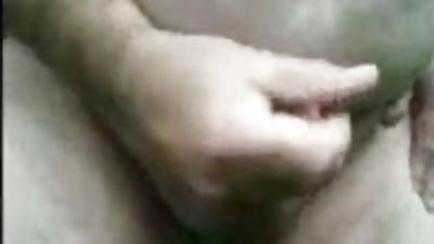 daddy Bear shoot lot of cum in the wood, Masturbating, Gay, Bears