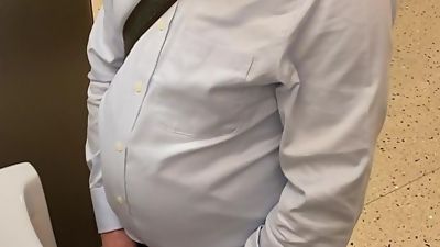 Old man having a pee Los Angeles airport, Amateur, Gay, Bears