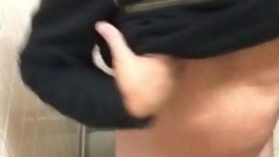 mature dad exposing himself in public bathroom, Mature, Outdoor, Gay