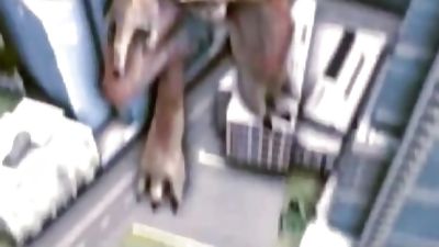 JUMBO FUN (GAY FURRY YIFF) {SFM MONSTER ALIEN PORN}, Anal, Creampie, Cumshot, Gay