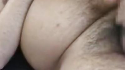 bear man jerking himself, Asian, Handjob, Masturbating, Gay