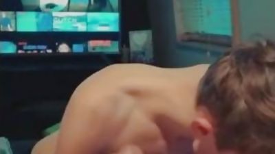 Cute Boy Gets His Favourite Treat, Blowjob, Handjob, Swallow