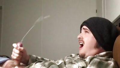 Male JOI! Vocal Moaning Guy Continuous Cumming, Can You Keep Up?, Amateur, Facial, Fetish