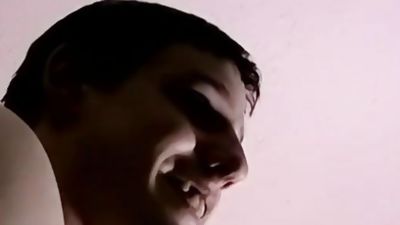 Skinny deviant strokes cock and cums in amateur mouth, Big Cock, Blowjob, Hairy