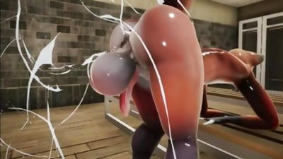 Distracting Candy Femfox and A Rhino, Big Cock, Gay, Rough