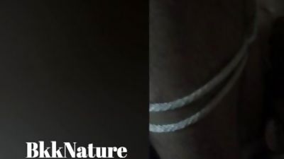 BkkNun - In ROPE BONDAGE while my friend milking me, Amateur, Cumshot, Fetish, Bondage