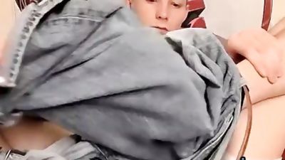 Attractive deviant Ryan slobbers on own feet while stroking, Amateur, Big Cock, Legs, Toe Gasms