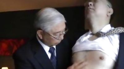 japanese daddy 7, Asian, Blowjob, Handjob