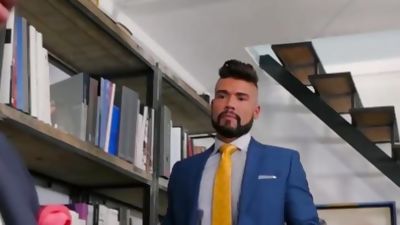 KLEIN KERR IS BREAKING IN THE NEW STUD AT WORK, Anal, Big Cock, Blowjob, Men At Play, Klein Kerr