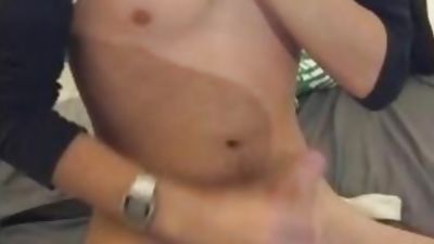 young boy jerking off his dick, Cumshot, Hairy, Teen