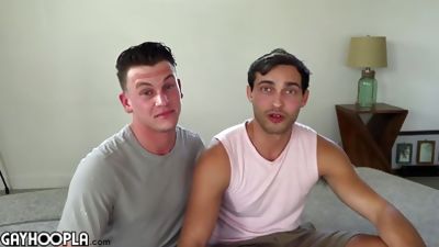 2 college jocks fuck before class. GAY SEX, Anal, Blowjob, College, Gay, Gay Hoopla