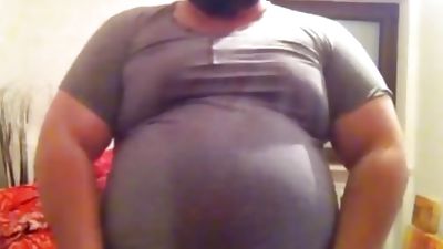 huge gainer belly play 150 kg, Amateur, Fetish, Mature
