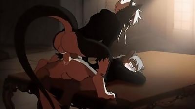 Gay Yiff / Hardcore / Feral / Male-Breeding, Cumshot, Fetish, Gay, Gonzo