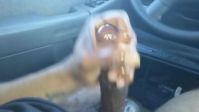 Another Quick Nutt.., Big Cock, Black, Masturbating