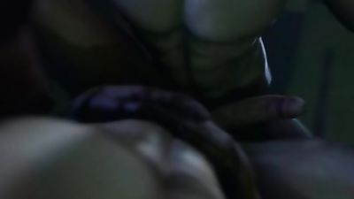 Albert Wesker and James Vega fuck Chris Redfield, Anal, Big Cock, Threesome