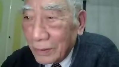 Japanese old man masturbating, Amateur, Asian, Masturbating
