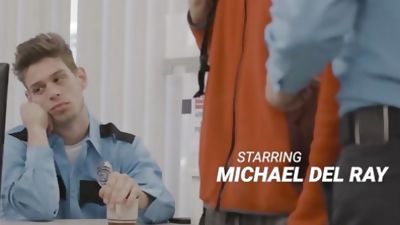 Airport Security Michael DelRay take Jack hunter for a private examination, Pornstar, Teen, Gay, Michael DelRay, Jack Hunter