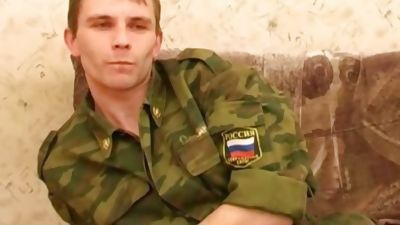 RUSSIAN ARMY 16, Big Cock, Brunette, Masturbating