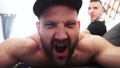 muscle hunk ass spanked red, Ass, Gay, Muscle, Spanking