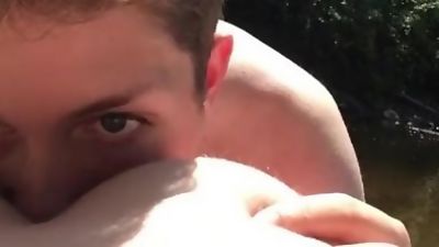 teen twink eating and slapping teens ass by the river, Ass, Jocks, Ass Licking