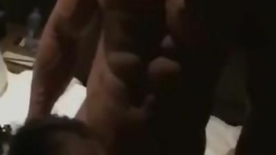 Ripped Muscle Man orgy being sucked 肌肉健美男3P被含, Amateur, Asian, Blowjob