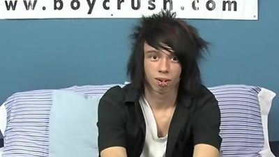 Jerking off with some shady toys after getting interviewed, Big Cock, Cumshot, Piercing, Boy Crush