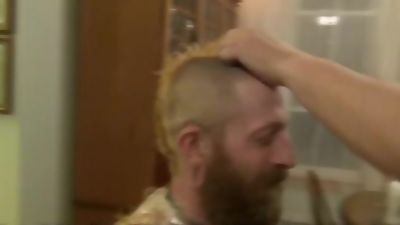 HaircutCinema.com - Blonde Mohawk (Full Movie), Amateur, Blonde, Gay