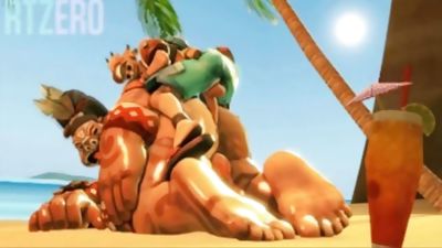 Overwatch Gay Gifs (with sound), Big Cock, Blowjob, Deepthroat