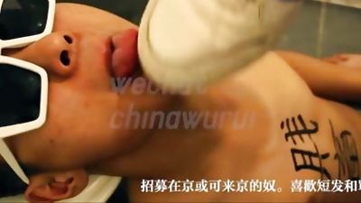 吴晓瑞玩奴, Asian, Blowjob, Brunette