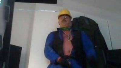 old-worker-dad, Big Cock, Blowjob, Handjob