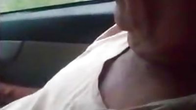 Cruising in car, Amateur, Masturbating, Gay, Voyeur