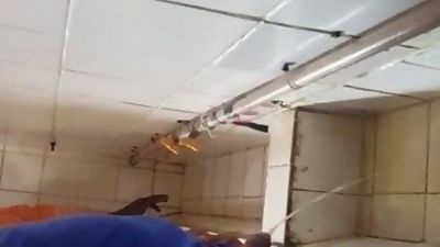 Grandpa Spy Toilet 20, Big Cock, Handjob, Old And Young