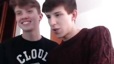 Two Cute College Cam Boyz Sucking Cock, Amateur, Blowjob, College